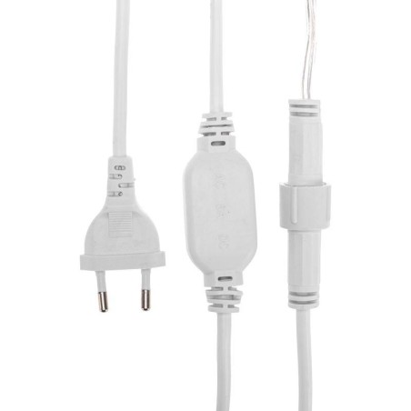 Гирлянда светодиодная "Светодиодный Дождь" 2х0.8м 160LED син. 10Вт 230В IP65 провод прозр. (нужен шнур питания 303-500-1) Neon-N