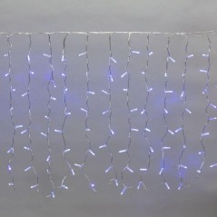 Гирлянда светодиодная "Светодиодный Дождь" 2х0.8м 160LED син. 10Вт 230В IP65 провод прозр. (нужен шнур питания 303-500-1) Neon-N
