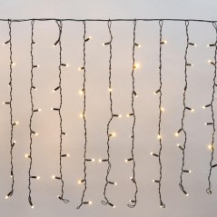Гирлянда светодиодная "Дождь" 2х0.8м 160LED тепл. бел. 10Вт 230В IP65 провод черн. (нужен шнур питания 303-500) Neon-Night 235-2