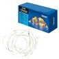 Гирлянда ULD-S1900-020/STB/2AA WARM WHITE IP20 STARS MINI "Звездочки мини" 2AA (не в/к) 1.9м 20 LED провод прозр. Uniel UL-00008