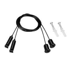 Подвес ARL-S-2x2m Set BLACK (Pad 9х2мм) металл Arlight 042735