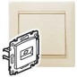 Розетка компьютерная 2-м СП Valena RJ45 кат.6 UTP на захватах на захватах механизм сл. кость Leg 774147 Розетка компьютерная 2-м СП Valena RJ45 кат.6 UTP на захватах на захватах механизм сл. кость Leg 774147