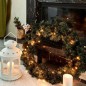 Гирлянда светодиодная "Твинкл Лайт" 6м 40LED тепл. бел. 5.1Вт 220-240В IP20 с контроллером 8 режимов провод ПВХ темн. зел. Neon-