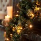 Гирлянда светодиодная "Твинкл Лайт" 6м 40LED тепл. бел. 5.1Вт 220-240В IP20 с контроллером 8 режимов провод ПВХ темн. зел. Neon-