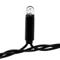 Гирлянда светодиодная "LED ClipLight" 5 нитей х20м 665LED тепл. бел. 50Вт 24В IP65 эффект мерцания flashing бел. Neon-Night 323-