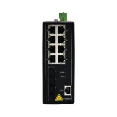 Коммутатор промышленный управляемый Ethernet L2+ 8х10/100/1000BaseT 4х1000BaseX SFP SE NSETM212T08X04B
