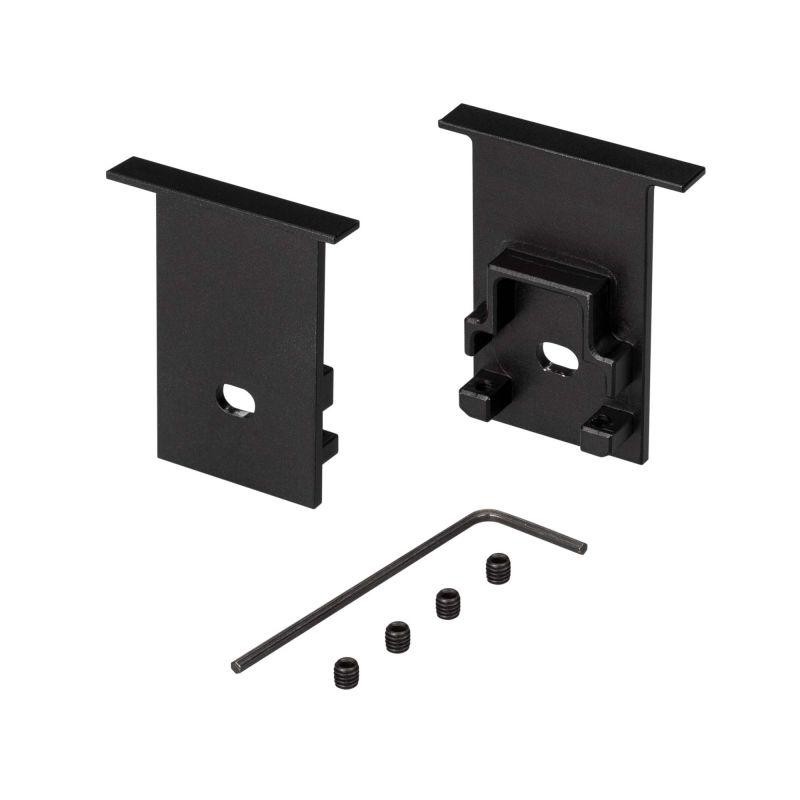 Заглушка SL-COMFORT-2542-F BLACK c отверстием металл Arlight 031783 Заглушка SL-COMFORT-2542-F BLACK c отверстием металл Arlight 031783