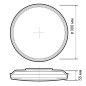 Светильник светодиодный декоративный PPB OPAL 36Вт 6500К BL d300X55 IP20 JazzWay 5065390 Светильник светодиодный декоративный PPB OPAL 36Вт 6500К BL d300X55 IP20 JazzWay 5065390