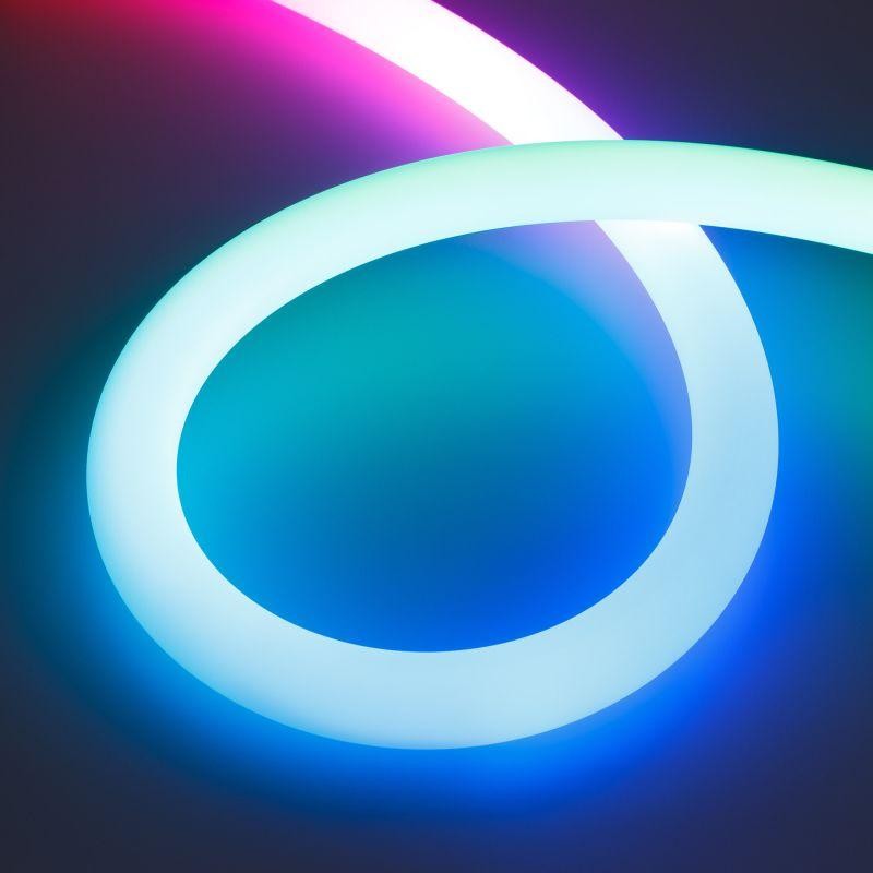 Лента светодиодная герметичная SPI-MOONLIGHT-TOP-G180-D40мм 12В RGB 360deg (21.6Вт/м IP65 wire x1) вывод прямой (уп.5м) Arlight Лента светодиодная герметичная SPI-MOONLIGHT-TOP-G180-D40мм 12В RGB 360deg (21.6Вт/м IP65 wire x1) вывод прямой (уп.5м) Arlight
