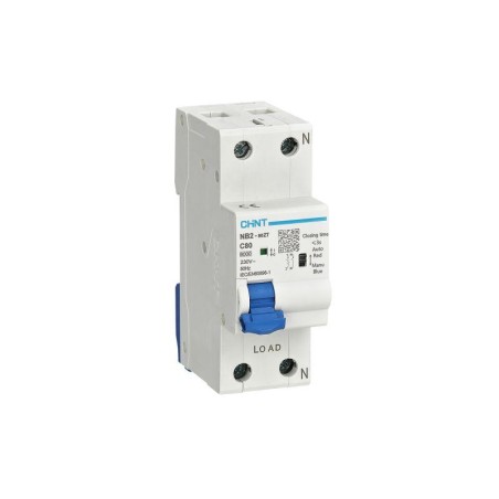 Выключатель автоматический модульный NB2-80ZT 1P+N 20А 6кА хар-ка C (R) CHINT 448253