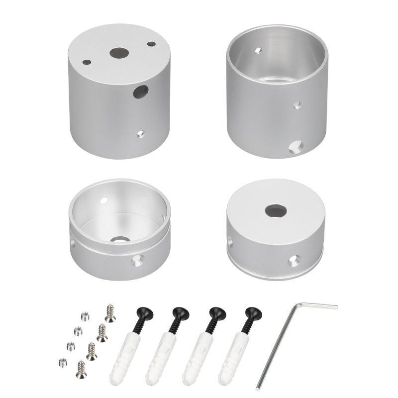 Крепление MOONLIGHT-VT-CEILING-DL-D40-SILVER алюминий (комплект) Arlight 047341