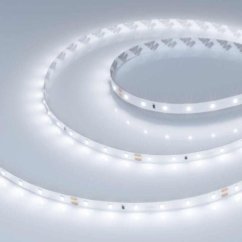 Лента светодиодная RT-A60-8mm 24V Cool 8К 4.8Вт/м IP20 2835 открытый (уп.5м) Arlight 016147(2) Лента светодиодная RT-A60-8mm 24V Cool 8К 4.8Вт/м IP20 2835 открытый (уп.5м) Arlight 016147(2)