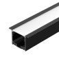 Профиль SL-LINIA49M-F-2000 BLACK 2м алюминий Arlight 036513