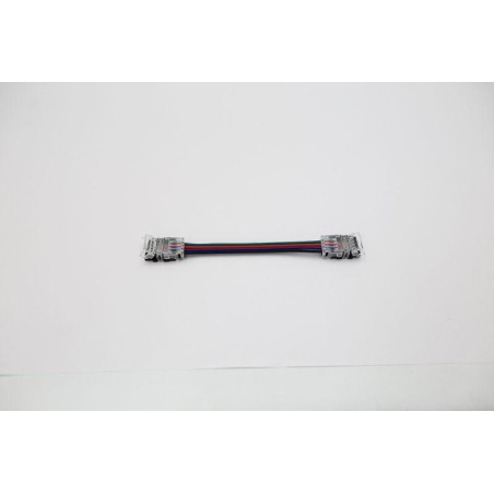 Разъем двойной 4PIN с проводом для LED ленты RGB 10мм (соединение 2х лент) VARTON V4-R0-70.0024.STR-0003