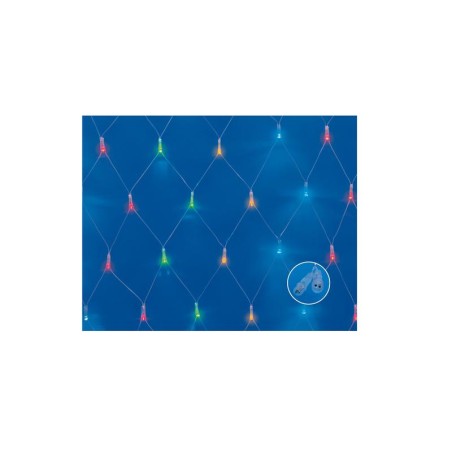 Сетка LED с эффектом мерцания ULD-N1515-96/TTK MULTI IP44 1.5х1.5м соедин. 96 диодов разноцвет. свет провод прозр. Uniel UL-0000