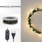 Гирлянда светодиодная "Роса" 20м 200LED тепл. бел. IP20 с контроллером провод зел. Neon-Night 303-266 Гирлянда светодиодная "Роса" 20м 200LED тепл. бел. IP20 с контроллером провод зел. Neon-Night 303-266