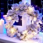 Венок еловый заснеженный d45см IP44 ПВХ Neon-Night 307-147 Венок еловый заснеженный d45см IP44 ПВХ Neon-Night 307-147