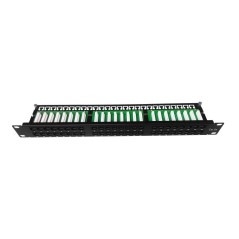 Патч-панель 19 1U неэкранированная высокой плотности кат.5e 48 порта RJ-45 Krone IDC TOKOV Eletrcic TKE-PP-5E-1U-48P-UTP