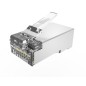 Коннектор RJ-45(8P8C) кат.6 экранированный универсальный TOKOV Eletrcic TKE-CNR-623-STP Коннектор RJ-45(8P8C) кат.6 экранированный универсальный TOKOV Eletrcic TKE-CNR-623-STP
