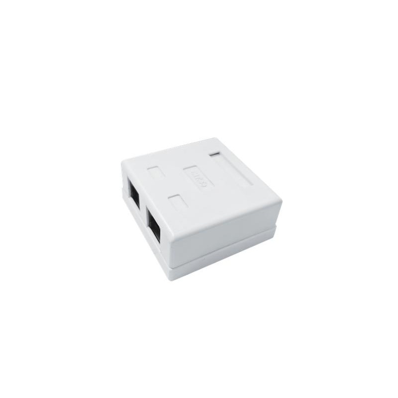 Розетка компьютерная 8P8C (RJ-45) UTP Cat.5e 2 порта TOKOV Eletrcic TKE-SMB-8P8C-2P-UTP Розетка компьютерная 8P8C (RJ-45) UTP Cat.5e 2 порта TOKOV Eletrcic TKE-SMB-8P8C-2P-UTP