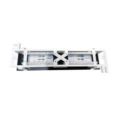 Патч-панель настенная 12 портов RJ-45. UTP. Cat.5e TOKOV Eletrcic TKE-WMPP-5E-1U-12P-UTP