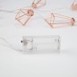 Гирлянда светодиодная "Кристаллы бронзовые" 1.5м 10LED тепл. бел. 0.1Вт IP20 провод ПВХ прозр. элементы питания 2хAA (не в компл Гирлянда светодиодная "Кристаллы бронзовые" 1.5м 10LED тепл. бел. 0.1Вт IP20 провод ПВХ прозр. элементы питания 2хAA (не в компл