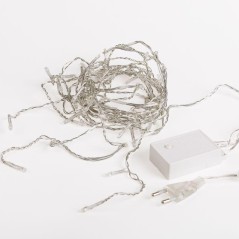 Гирлянда светодиодная "Айсикл" (бахрома) 1.8х0.5м 48LED син. 4.1Вт 230В IP20 провод прозр. Neon-Night 255-013