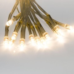 Гирлянда светодиодная "Сеть" 1.8х1.5м 180LED тепл. бел. 15Вт IP20 провод ПВХ прозр. Neon-Night 215-136