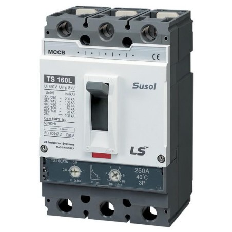 Выключатель автоматический 3п 3т 125А 50кА TS160N FMU 3P3T LS Electric 0105015000