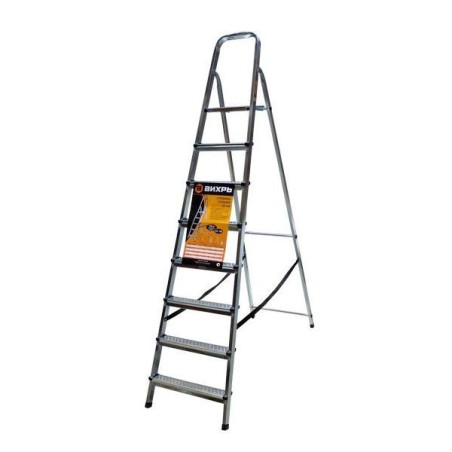 Стремянка алюминиевая СА 1х8 Вихрь 73/5/1/13