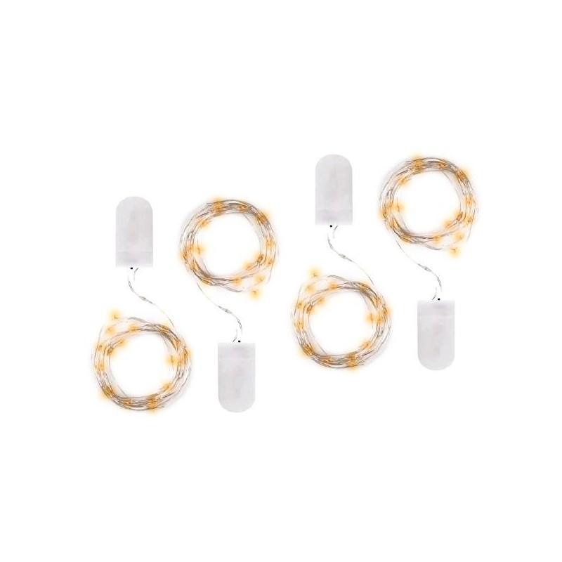 Гирлянда DC-G05-20YS4 20LED 2xCR2032(в компл.) желт. (уп.4шт) ФАZА 5048034