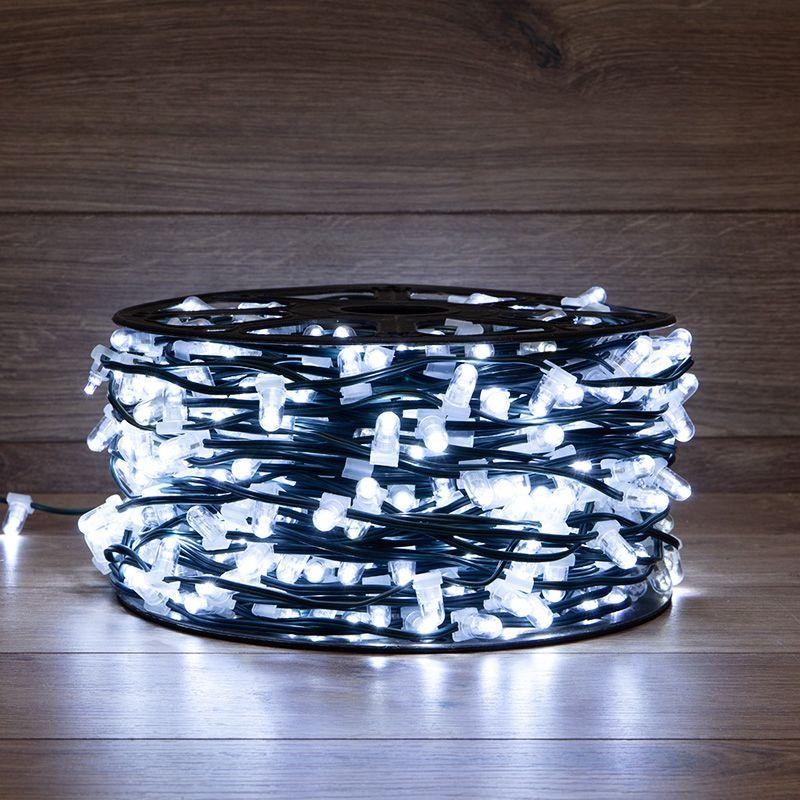 Гирлянда светодиодная "LED ClipLight" шаг 15см 665LED бел. 80Вт 12В IP65 эффект мерцания flashing бел. (уп.100м) Neon-Night 325-