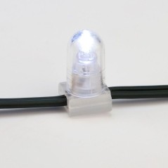 Гирлянда светодиодная "LED ClipLight" шаг 15см 665LED бел. 80Вт 12В IP65 эффект мерцания flashing бел. (уп.100м) Neon-Night 325-