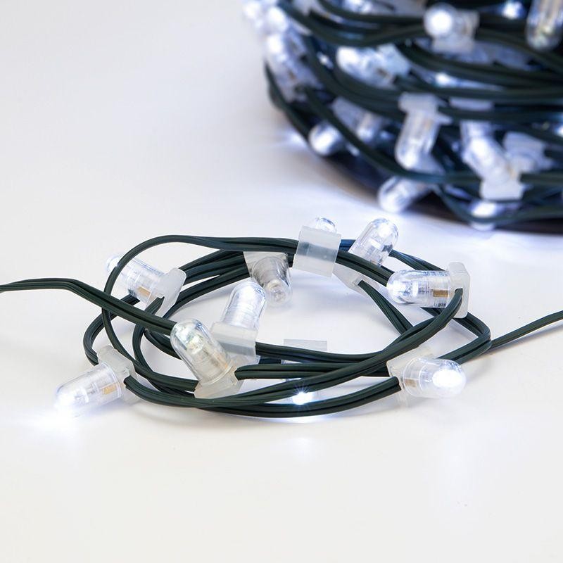 Гирлянда светодиодная "LED ClipLight" шаг 15см 665LED бел. 80Вт 12В IP65 эффект мерцания flashing бел. (уп.100м) Neon-Night 325-