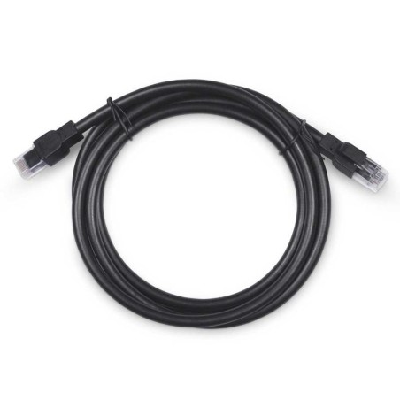 Патч-корд U/UTP кат.6A 2xRJ45/8p8c неэкранир. армированный гофрированной стальной лентой РЕ внешний 1.5м черн. Cabeus 10131c