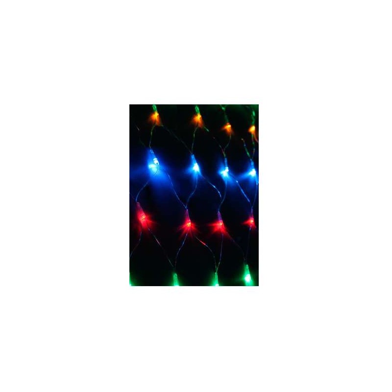 Гирлянда Сеть 240LED 1.8х1.7м с контроллером (разные режимы мигания) провод 3м IP20 мультиколор Космос KOC_NET240LED_RGB