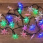 Гирлянда светодиодная "Снежинки" 4.4м 30LED мультиколор 4Вт IP20 с контроллером Neon-Night 303-065 Гирлянда светодиодная "Снежинки" 4.4м 30LED мультиколор 4Вт IP20 с контроллером Neon-Night 303-065