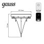 Светильник грунтовый Solar 4000К IP44 на солнечн. батареях GAUSS GS001