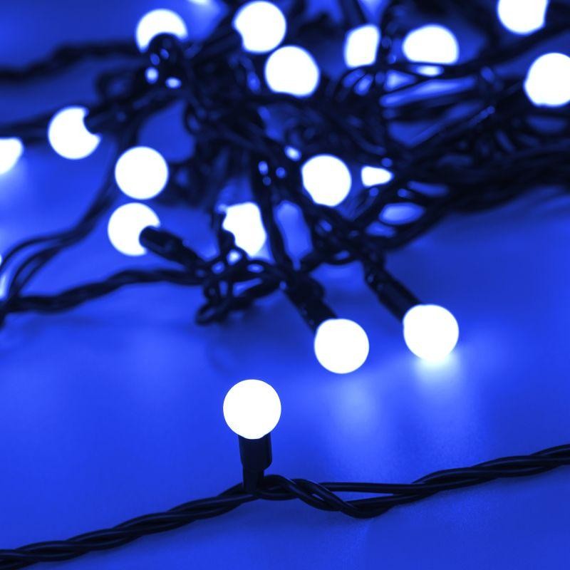 Гирлянда светодиодная ARD-BALL-CLASSIC-D13-10000-BLACK-100LED BLUE (230В 7Вт) (IP65) Ardecoled 025570 Гирлянда светодиодная ARD-BALL-CLASSIC-D13-10000-BLACK-100LED BLUE (230В 7Вт) (IP65) Ardecoled 025570