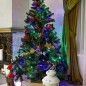 Гирлянда светодиодная "Твинкл Лайт" 20м 160LED мультиколор 10Вт 220-240В IP20 с контроллером 8 режимов провод ПВХ темн. зел. Neo Гирлянда светодиодная "Твинкл Лайт" 20м 160LED мультиколор 10Вт 220-240В IP20 с контроллером 8 режимов провод ПВХ темн. зел. Neo