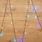 Гирлянда светодиодная "Шарики" 5м d18мм 30LED RGB 3.5Вт IP20 провод ПВХ темн. зел. Neon-Night 303-540