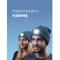Шапка с фонариком 215х205х5 сер. (фонарь 68х40х23мм снимается и крепится в другое место, аккум. 3.7В/300мА.ч) 3 режима свечения+ Шапка с фонариком 215х205х5 сер. (фонарь 68х40х23мм снимается и крепится в другое место, аккум. 3.7В/300мА.ч) 3 режима свечения+
