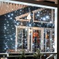 Гирлянда светодиодная "Светодиодный Дождь" 2х3м 600LED бел. 80Вт 230В IP65 эффект мерцания провод черн. (нужен шнур питания 303- Гирлянда светодиодная "Светодиодный Дождь" 2х3м 600LED бел. 80Вт 230В IP65 эффект мерцания провод черн. (нужен шнур питания 303-