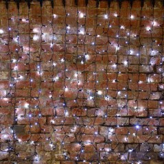 Гирлянда светодиодная "Светодиодный Дождь" 2х3м 600LED бел. 80Вт 230В IP65 эффект мерцания провод черн. (нужен шнур питания 303-