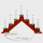 Горка новогодняя 7 свечек (7LED) тепл. бел. 0.5Вт 220-240В IP20 красн. Neon-Night 501-082