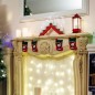 Горка новогодняя 7 свечек (7LED) тепл. бел. 0.5Вт 220-240В IP20 красн. Neon-Night 501-082