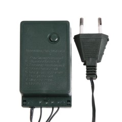 Гирлянда светодиодная "Твинкл Лайт" 20м 160LED бел. 10Вт 220-240В IP20 с контроллером 8 режимов провод ПВХ темн. зел. Neon-Night