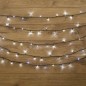 Гирлянда светодиодная "Твинкл Лайт" 20м 160LED бел. 10Вт 220-240В IP20 с контроллером 8 режимов провод ПВХ темн. зел. Neon-Night
