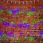 Гирлянда светодиодная "Светодиодный Дождь" 2х1.5м 192LED RGB мультиколор 28Вт 230В IP65 постоян. свечение провод силикон. прозр.