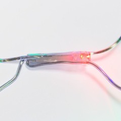 Гирлянда светодиодная "Сеть" 1.5х1.5м 150LED мультиколор 12Вт 220-240В IP20 с контроллером 8 режимов провод ПВХ прозр. Neon-Nigh